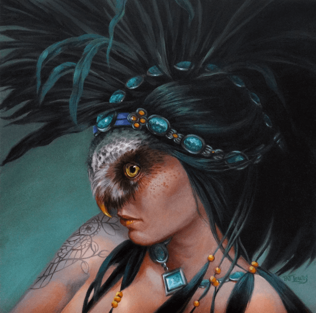 playverses's tweet photo. Today’s Drop: "Eyes of the Wizened" by @PatLewi14916604 at https://t.co/2kQVFK4feK
This was part of a small oil painting done as I explored the idea of animal spirit guides. I also thought of people that can see spirits or shape shift.
#PlayVerses & collect #CleanNFTs w/ #XTZ https://t.co/koWpgbRpwg