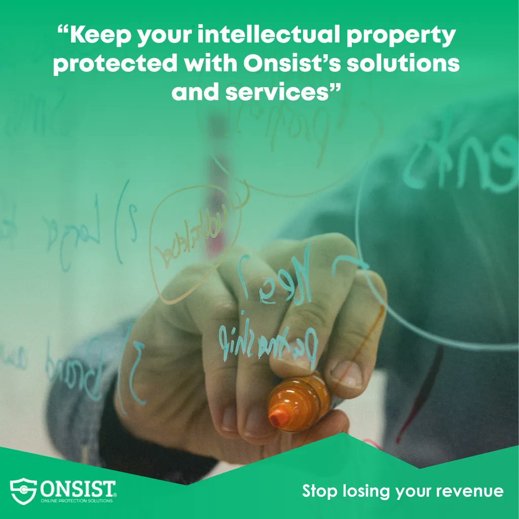 #Onsist offers comprehensive #intellectualpropertyprotection with our high-quality solutions that can help brands take down their #piratedcontent. buff.ly/3HfSXg9