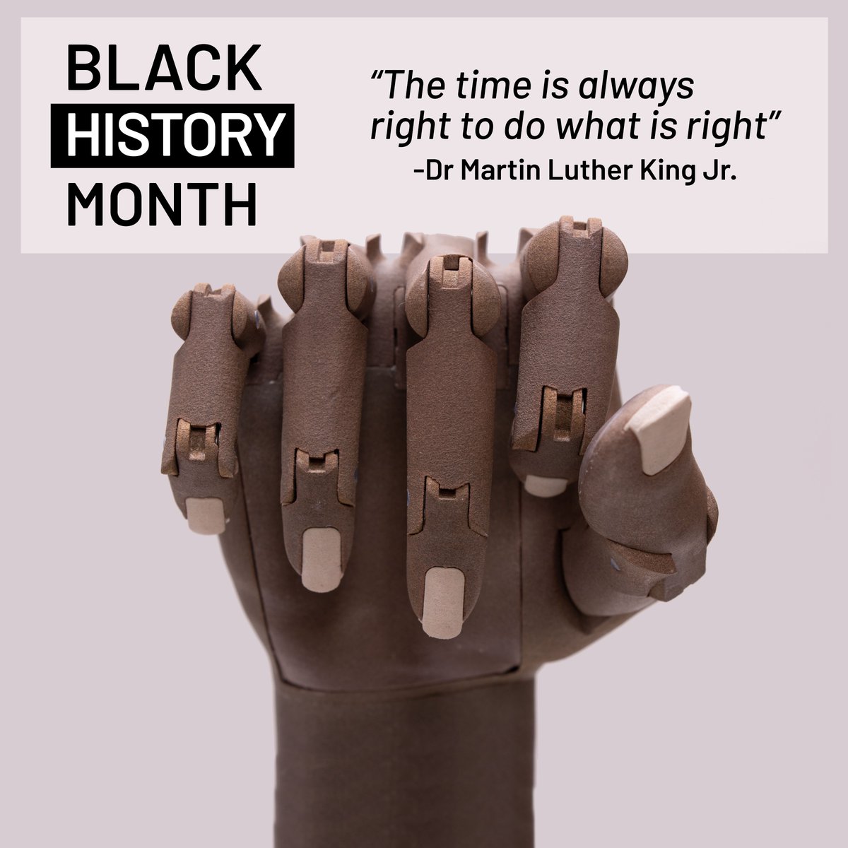 Honoring black history month. #blackhistorymonth #drmartinlutherkingjr #unlimitedtomorrow #truelimb