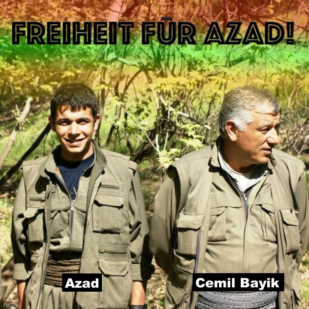 lotta_basel's tweet photo. #freeazad!
Heute morgen wurde Azad in der Nähe von Basel festgenommen von der Kantonspolizei Basel-Landschaft bei einer rassistischen Polizeikontrolle.
Er sitzt nun in Zürich in Ausschaffungshaft. Er soll via Deutschland in die Türkei ausgeliefert werden,
1/2 https://t.co/bre9d6uoKy
