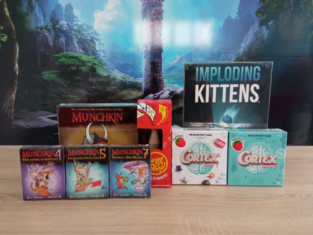 la_torre_magica's tweet photo. Reposición de @Asmodee_Spain para el puente de Andalucía.
#latorremagica #latorremágica #munchkin #junglespeed #implodingkittens #cortex https://t.co/pHdHGMlBDE