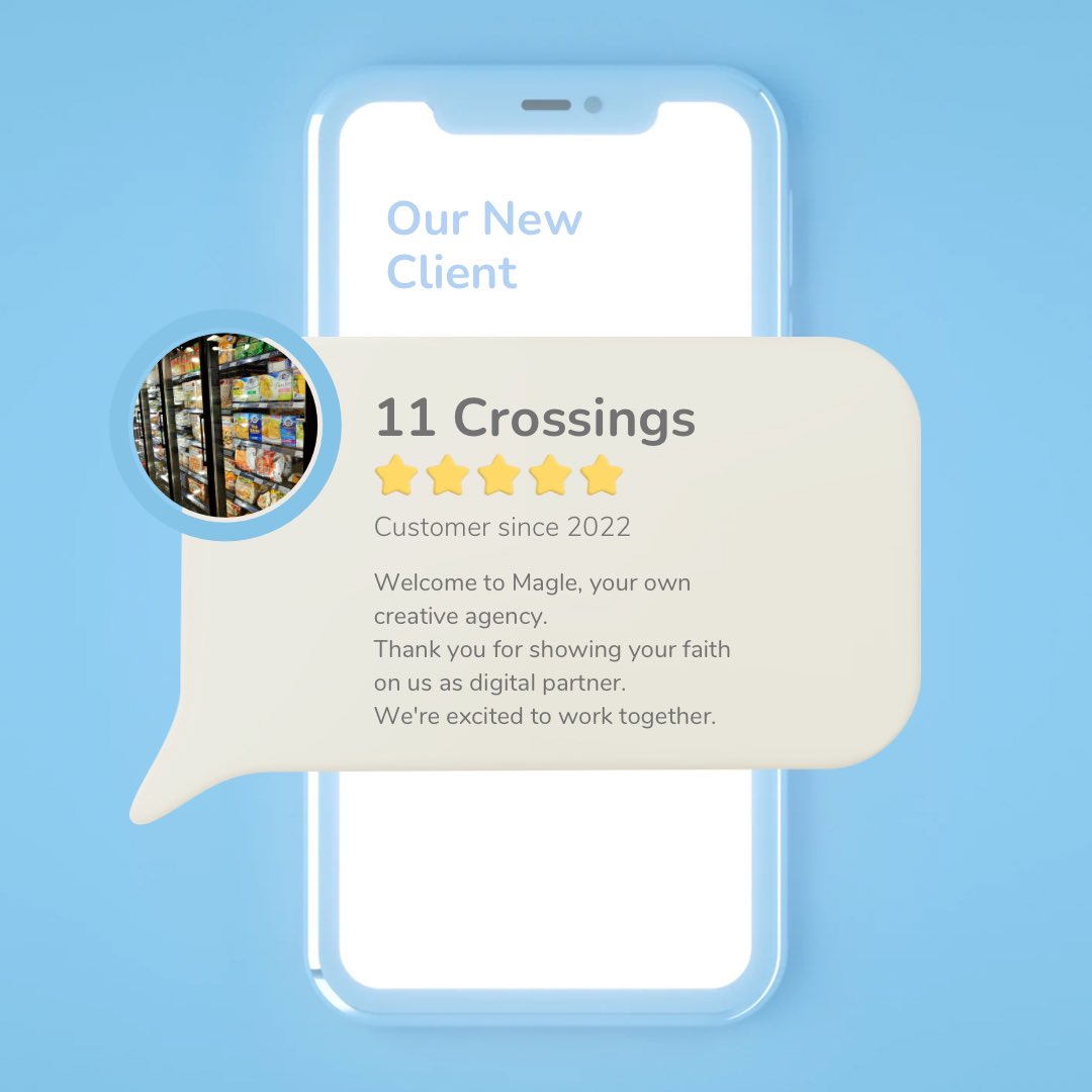 MagleDigital's tweet photo. Dear 11crossings, Thank you for showing faith on us. We are excited to work together.

#supermart #grocery #onlinegrocery #onlinelaundry #onlineshopping #digitalmarketing #webdevelopment #digitalmarketingagency https://t.co/4Lc7Zxl76O