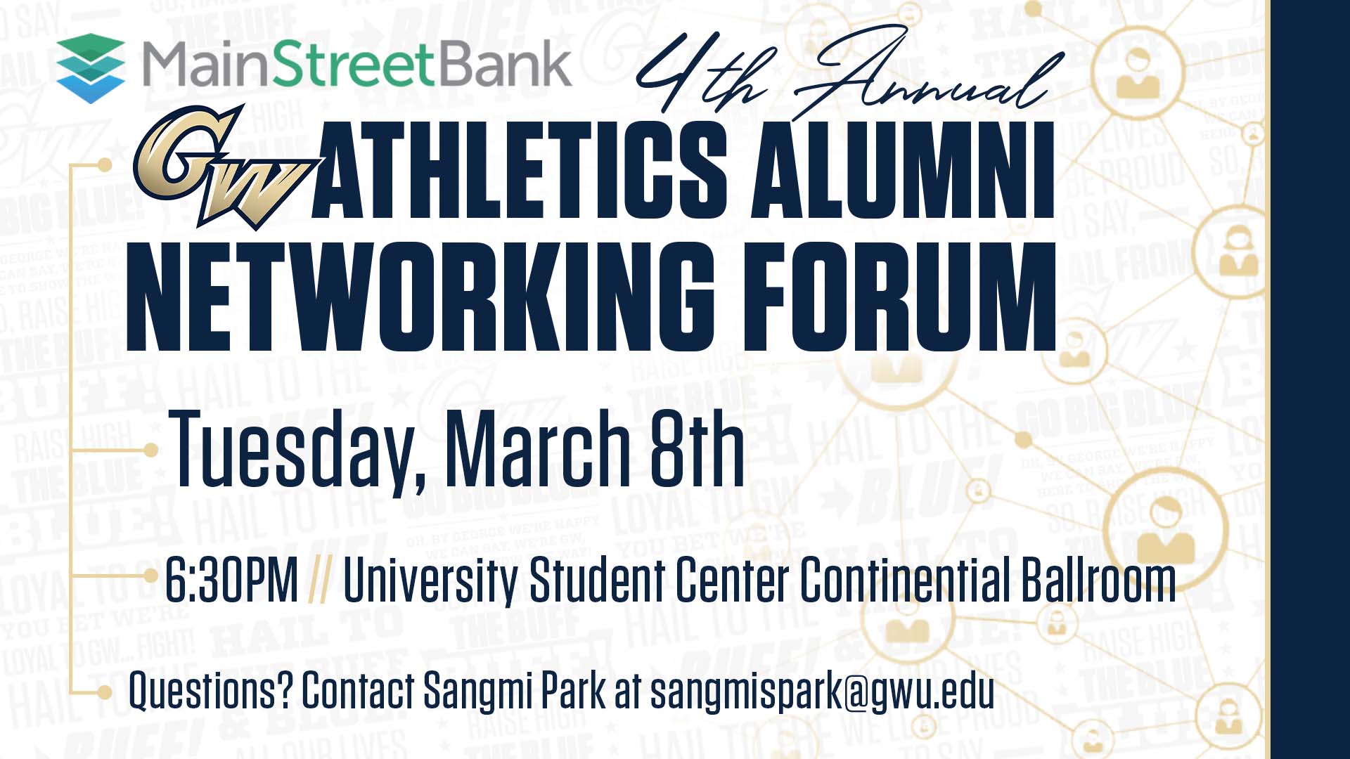 Gwu Academic Calendar 2022 Gw Sports On Twitter: "Calling All Alumni! Join Us For The 4Th Annual Gw  Athletics Alumni Networking Forum With Current Student-Athletes To Discuss  Potential Internships, Career Paths And Job Placement. Register:  Https://T.co/Ncwdfykloc #