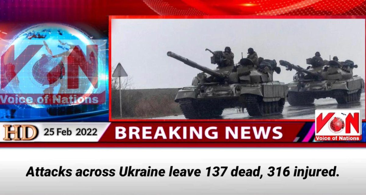 VoiceOfNations7's tweet photo. Attacks across Ukraine leave 137 dead, 316 injured.
#VoiceOfNations https://t.co/TcOBHSEvrN