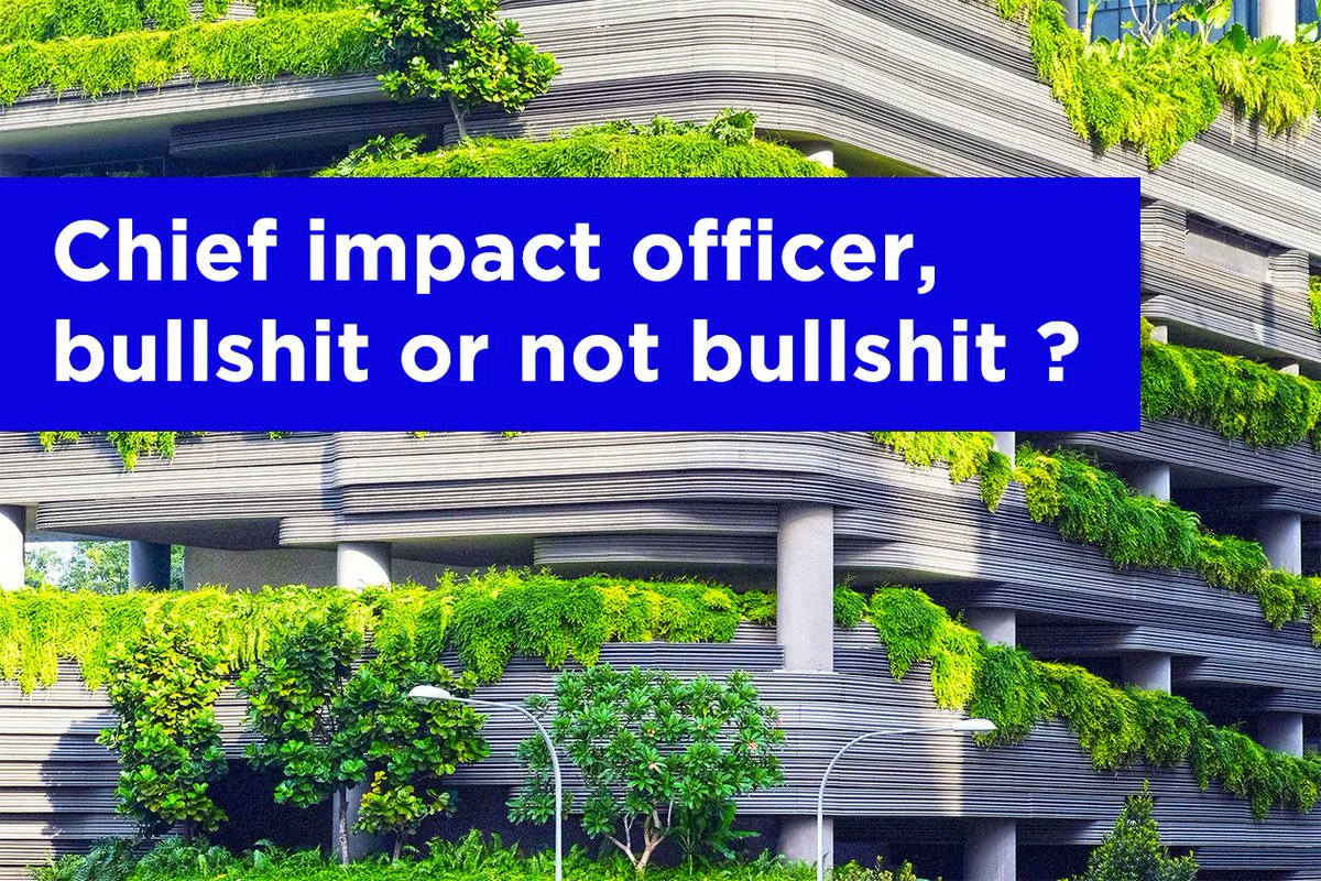 SkillFools's tweet image. Le « Chief Impact Officer »! La nomination récente de Kat Borlongan, ex patronne de la French Tech, chez Contentsquare, ou encore du Prince Harry chez BetterUp, font beaucoup parler. Alors, bullshit or not bullshit ? #impact #rse #dd
buff.ly/3H8xCEl