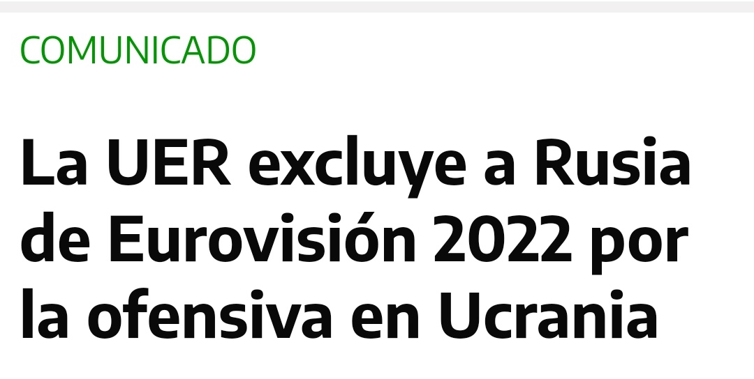 eljueves's tweet photo. Europa ha dicho 'hasta aquí' y comienzan las medidas durísimas contra Rusia. https://t.co/DfhUt0DEP6