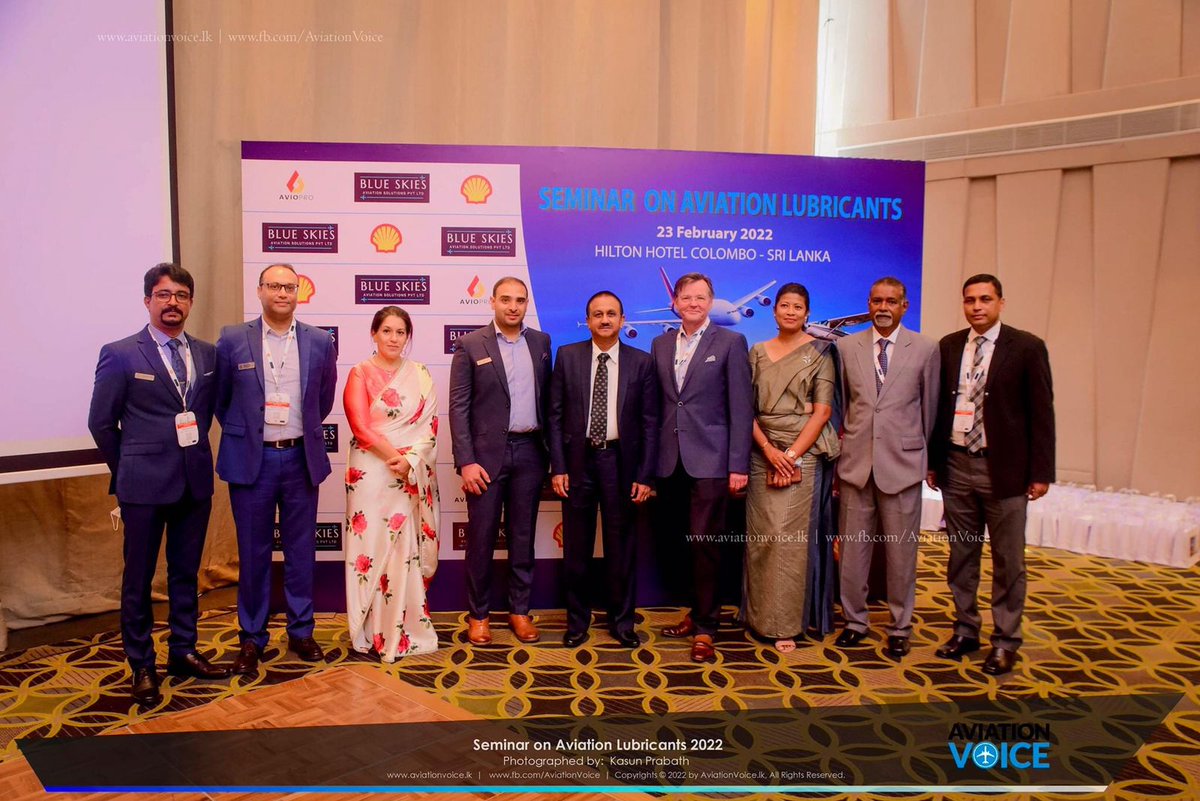 At the launch event of Blue skies together with Aviopro &amp; Shell