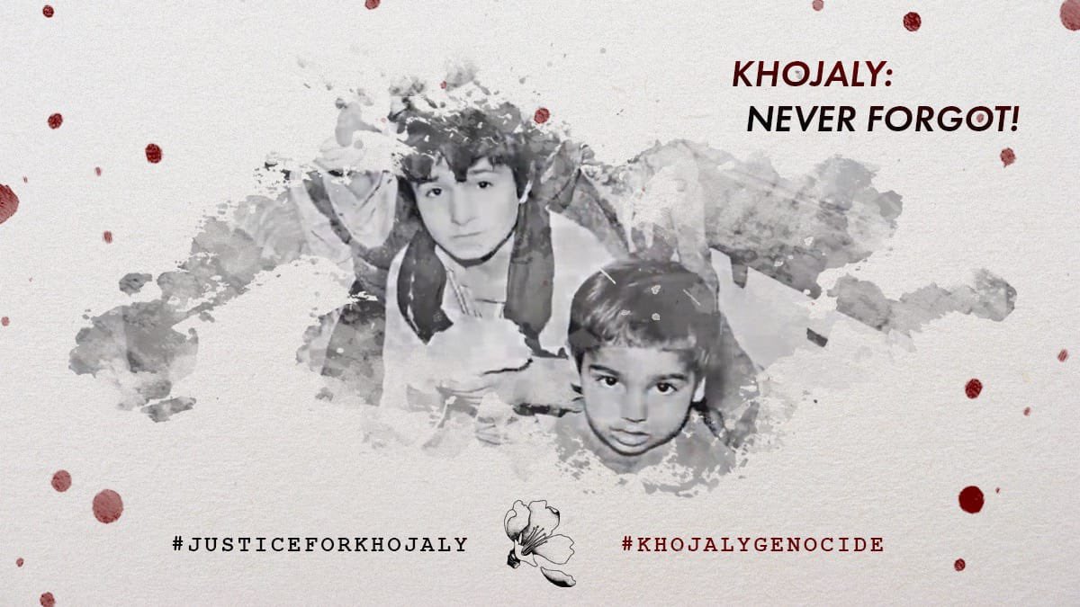Взгляд в глазах этих невинных детей говорит обо всем ...
#KhojalyGenocide #JusticeforKhojaly