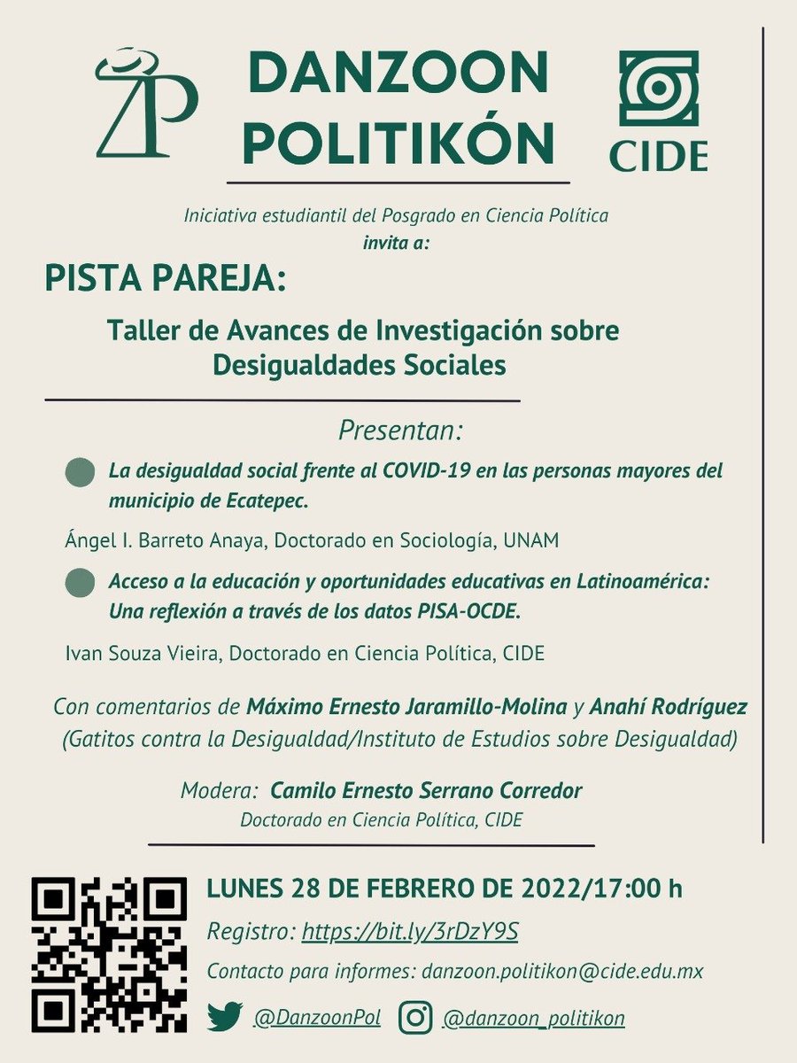 DanzoonPol's tweet photo. Amigxs. ¡Ya es este lunes! a las 17:00 hrs

Todavía estás muy a tiempo de registrarte. ¡No te lo pierdas!

Solo haz clic aquí  https://t.co/3IrVm0jCsP https://t.co/h4eXBCtMG2