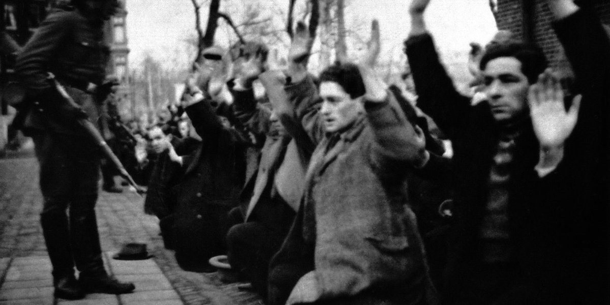 everythingcrash's tweet photo. Today marks the anniversary of one of the bravest episodes in working-class history: the Februaristaking (February Strike)

On this day in 1941, a general strike of hundreds of thousands of workers erupted in Nazi-occupied Netherlands against the deportation of the Jews. (1/9) https://t.co/2ASJQEq2yL