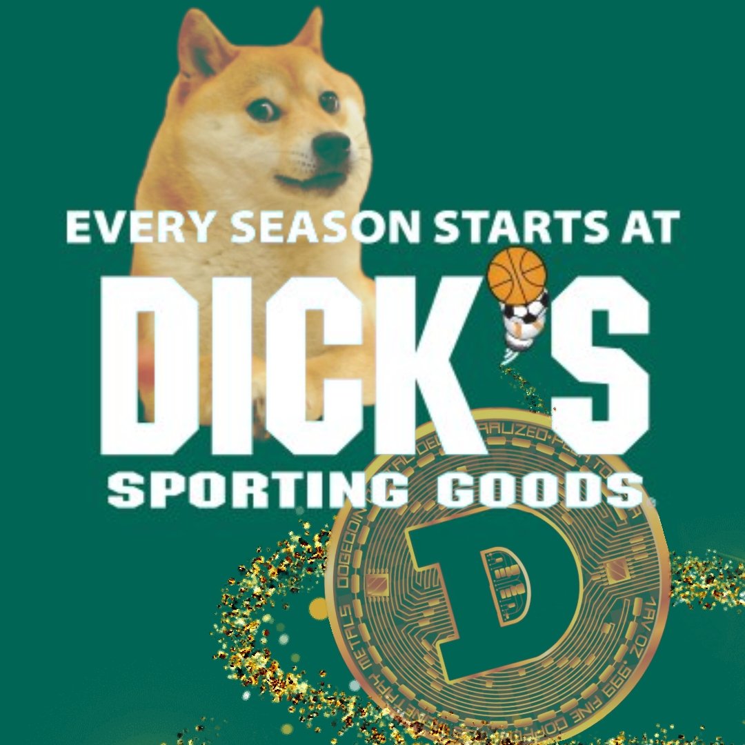 🏀🐕👋 <a href="/DICKS/">DICK'S Sporting Goods</a> Please consider accepting $doge for online sporting goods purchases 🎾🏒🏓
Thank you!! #doge #dogecoin #acceptdoge #cryptocurrency