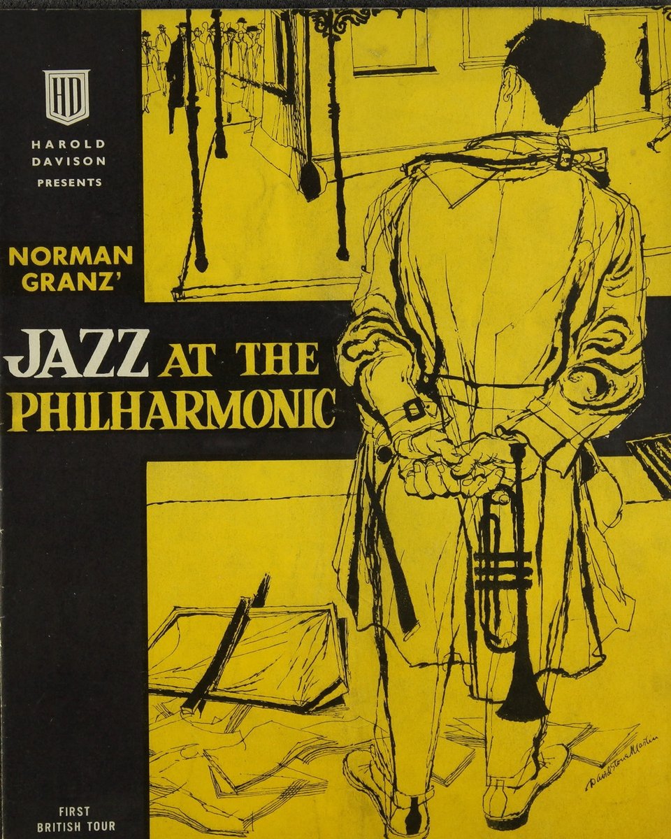 National Jazz Archive’s Collection of Vintage Concert Programmes provide a fascinating window into past jazz performances.
Here is the Jazz at the Philharmonic First British Tour in 1958. 
The entire programme may be read here:  
tinyurl.com/concert-progra…