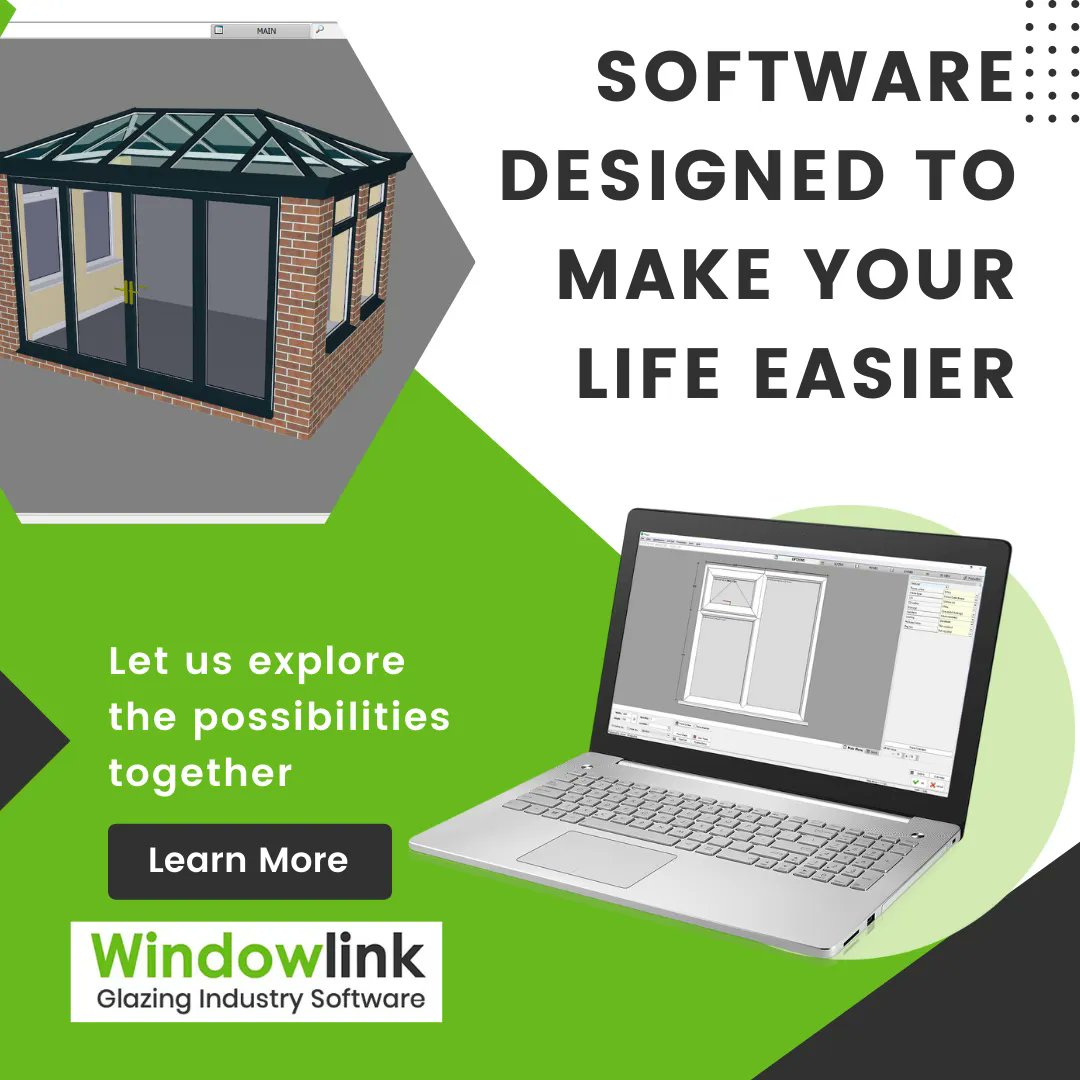 windowlinkltd's tweet photo. Software designed to make your life easier!

We offer software solutions for installation and manufacturing, from window product software for factories, to quoting and survey software for installers.

Send us a message for more information! https://t.co/8OYylzyPfl