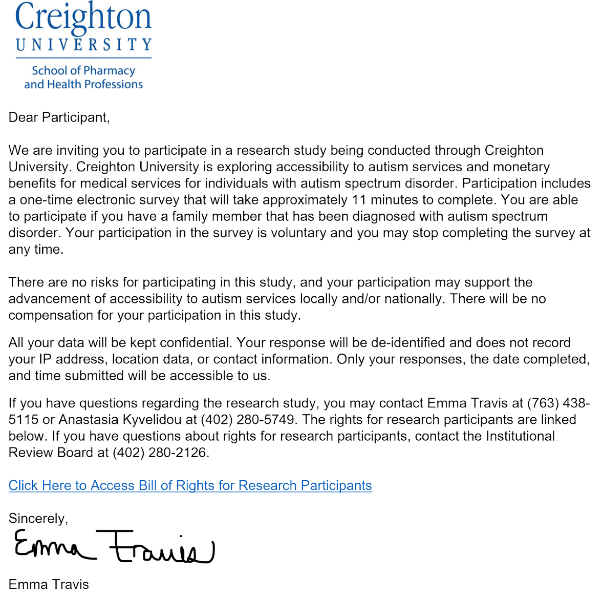 Help us identify accessibility to services for individuals with autism and their families! 

If you would like to take the survey please click here:
blueq.co1.qualtrics.com/jfe/form/SV_6A
<a href="/Creighton/">Creighton University</a> 
#ASD #autismspectrumdisorder