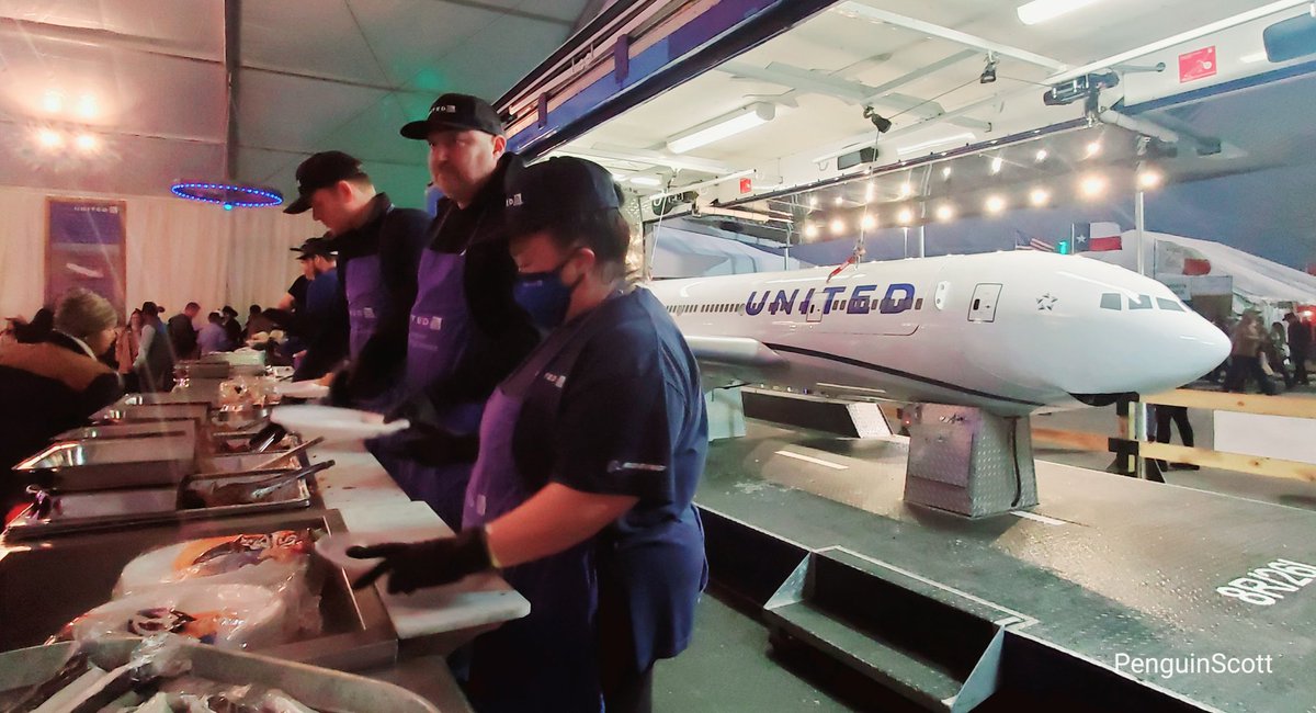 SirPenguinScott's tweet photo. Large time at the Houston Rodeo BBQ cook off this weekend. 

#HoustonRodeoBBQContest
#gotexanday #HLSR #UnitedAirlines #bbq https://t.co/uKxw6OQRHu
