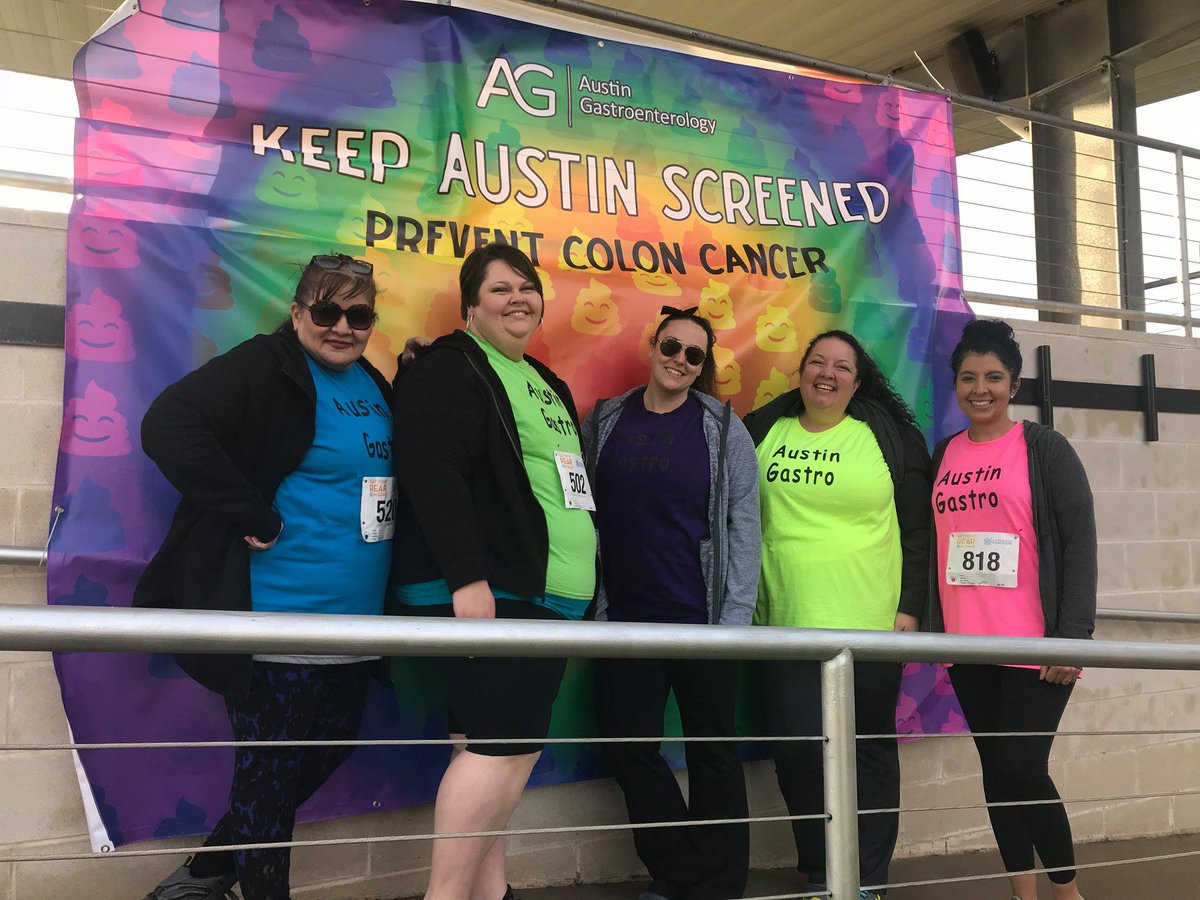 AustinGastro's tweet photo. ๐๐ธ In honor of tomorrow's Get Your Rear in Gear here's a look back at some special moments from GYRIG over the last few years. Do you see any familiar faces? You can still support @ColonCancerCoal at the link below! https://t.co/B0nKniPhmy #KeepAustinScreened https://t.co/inXkqUtWuh