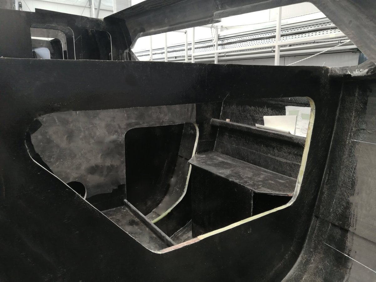 windelocat's tweet image. While Hakuna Matata (a #windelo50 Adventure) is sailing near one of the most paradisiacal islands, a #windelo54 #adventure (the hull Nr 3) takes shape in the workshop. 

#windelocatamaran #ecology #sailing #multihull #navigation #ecocatamaran #electriccatamaran