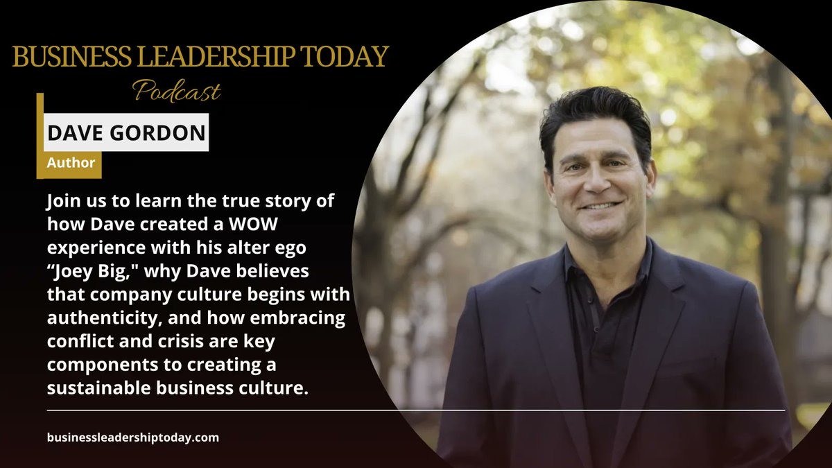In this podcast episode, we talked with author Dave Gordon and discussed why embracing conflict and crisis are key components to creating a #sustainable business culture. buff.ly/3IVxg5x <a href="/davegordon_9/">Dave Gordon</a> #leadership #companyculture