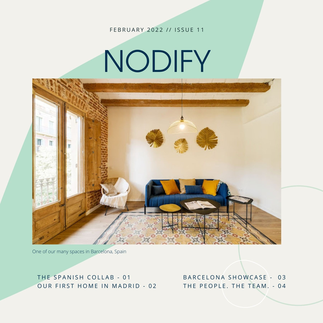 Nodify February 2022 - Our Spanish Immersion 💃 It's happened...and it's happening. Welcome to Node Spain! We couldn't be more excited to be a part of creating homes in one of the greatest cities in the world!  To read more, click the link in the bio!
bit.ly/3JUu9er

#b