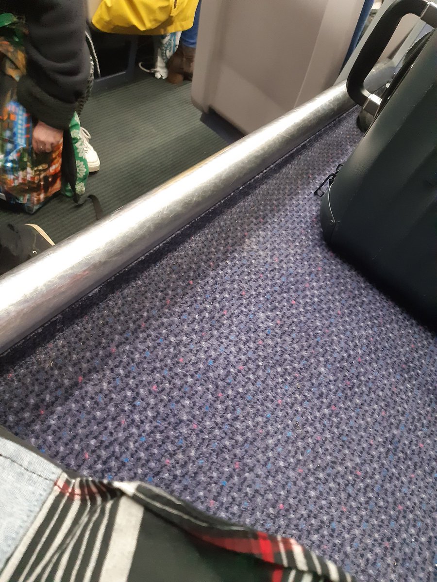 My train is very full, as its a Friday, so I guess I'm luggage now