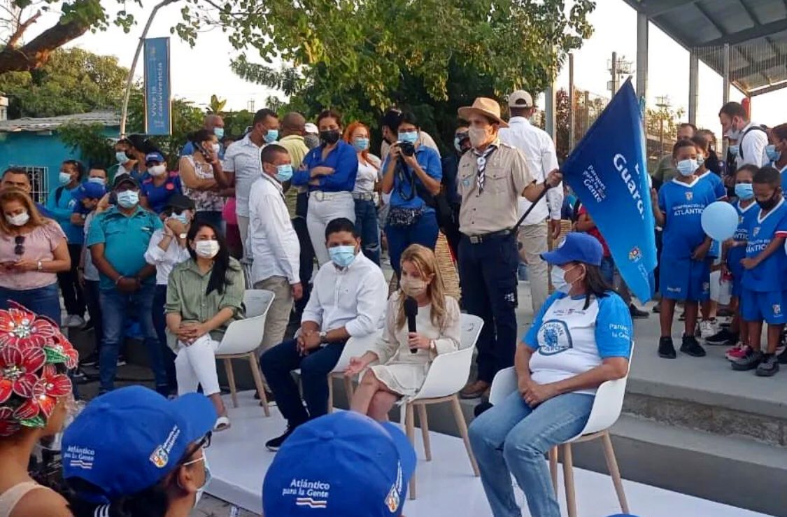 MalamboAlcaldia's tweet photo. En el marco de la puesta en servicio del #megaparque del sur de #Malambo, el alcalde @rumeniggemonsal calificó como un matrimonio administrativo, su trabajo mancomunado con la gobernadora del #Atlántico @elsanoguerabaq. 

#alcaldíademalambo #ciudadentretodos #parquelaconvivencia https://t.co/Ecb2Osd6iO