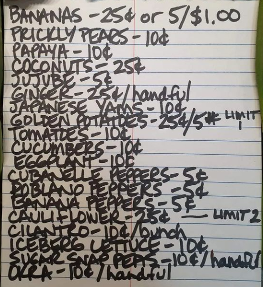 Here's the price list for Sunday's produce sale! I'll be making a big crockpot of beef barley mushroom soup, a tray of salad and chocolate chip cookies. We'll also have coffee and orange juice...
Sunday February 27th
11AM-1PM
Archwood UCC
2800 Archwood Ave
