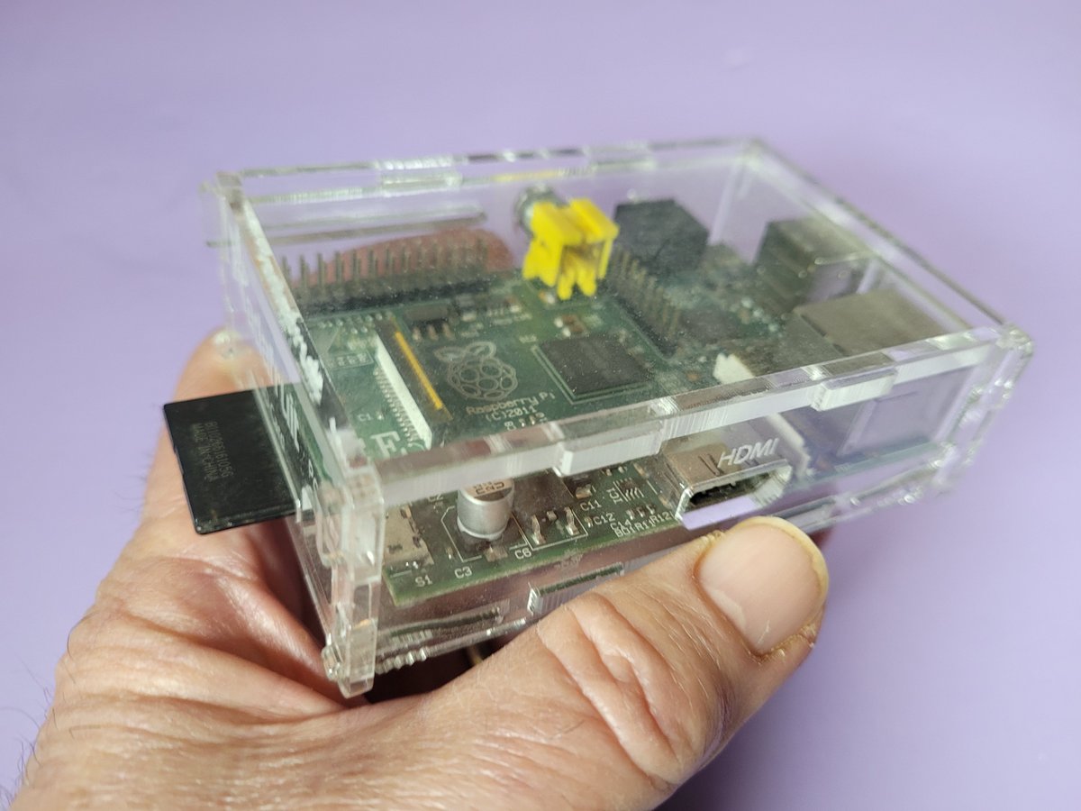 ShotokuTech's tweet image. Still have my first one! #RaspberryPi10