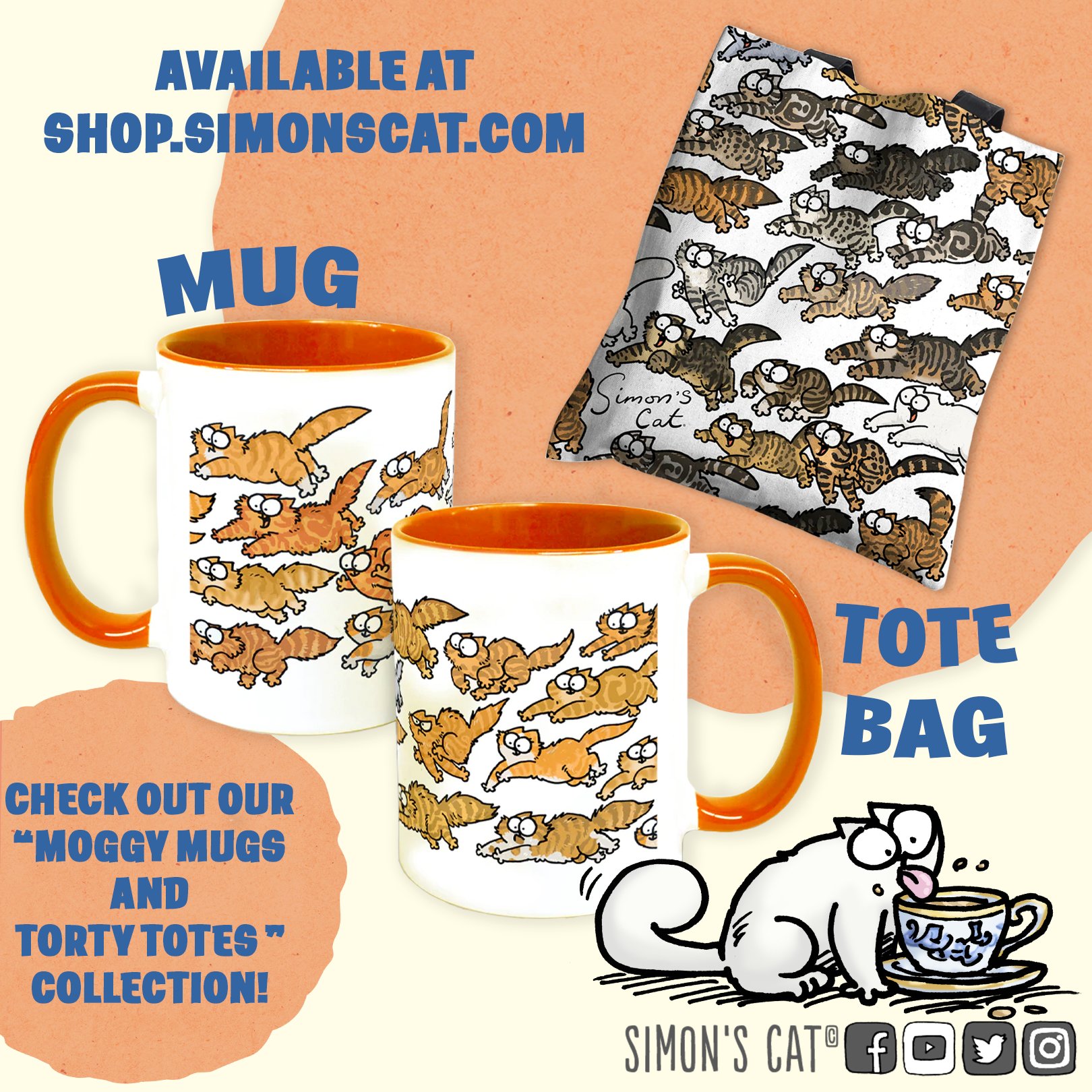 Simons cat bag outlet