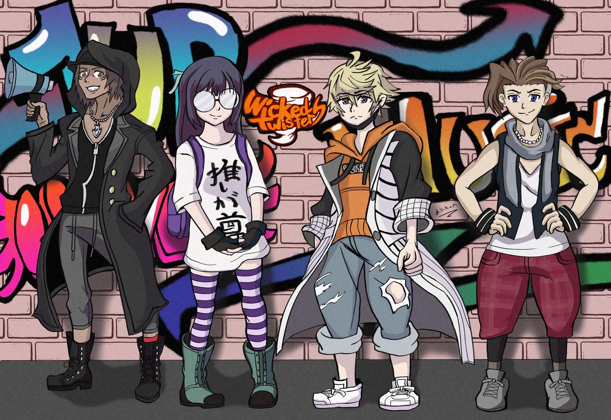 🌪Wicked Twisters🌪

(I think this looks pretty cool😎)
#TWEWY #NEOTwewy #art