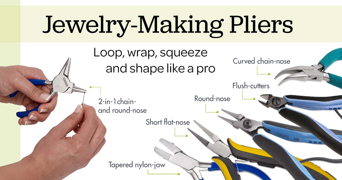 FireMtnGems's tweet photo. Upgrade or add to your jewelry-making toolbox with a new set of pliers. Feel the difference of having the right tool in hand and make designing jewelry a breeze. https://t.co/fn1upazZNU
#pliers #jewelrymakingtools #smalltools https://t.co/WlpSBVeEf5