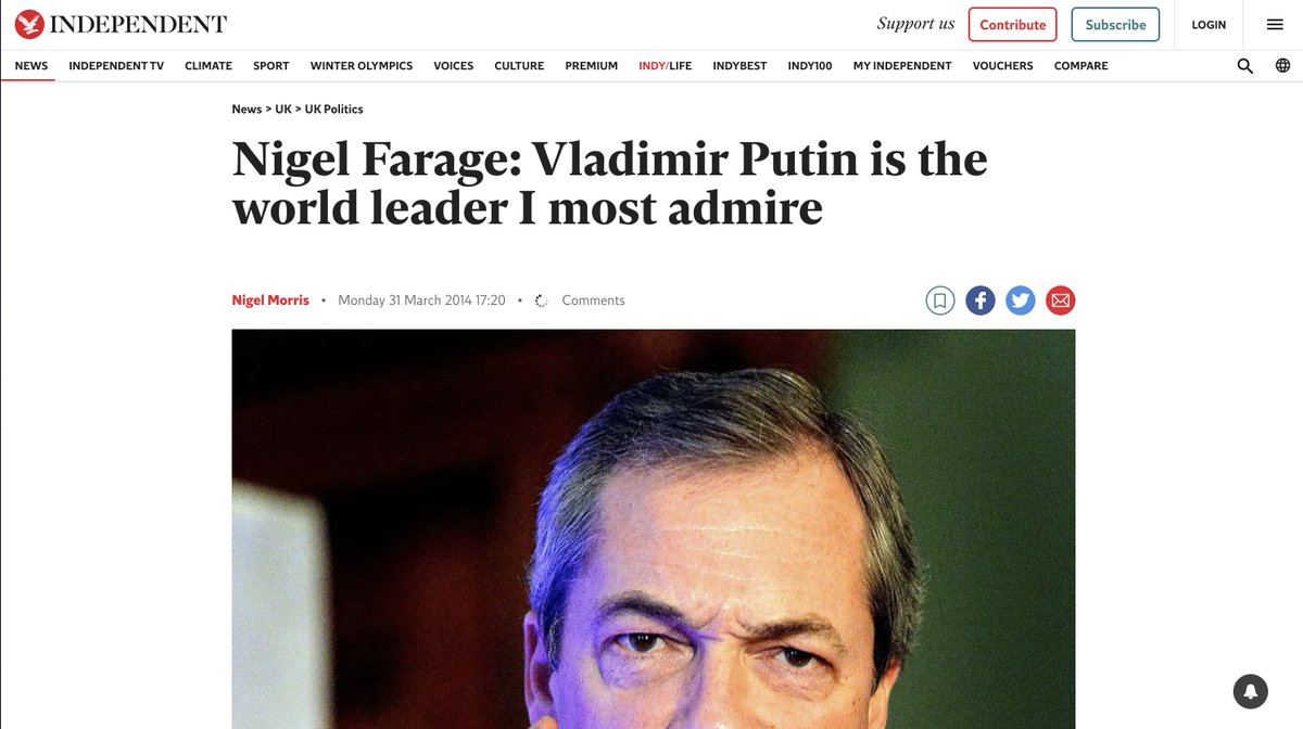 An oldie but a goodie, a reminder that <a href="/Nigel_Farage/">Nigel Farage MP</a> is a massive twat.