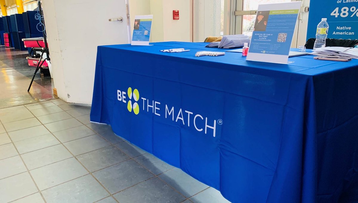 FDNY's tweet photo. Today FDNY Probationary Firefighters took part in a Blood Drive and Bone Marrow Registry at the FDNY Fire Academy on Randall’s Island. For more information on how you can donate, visit @NYBloodCenter, @BeTheMatch, and @LiveOnNewYork https://t.co/WSyXbkb80i