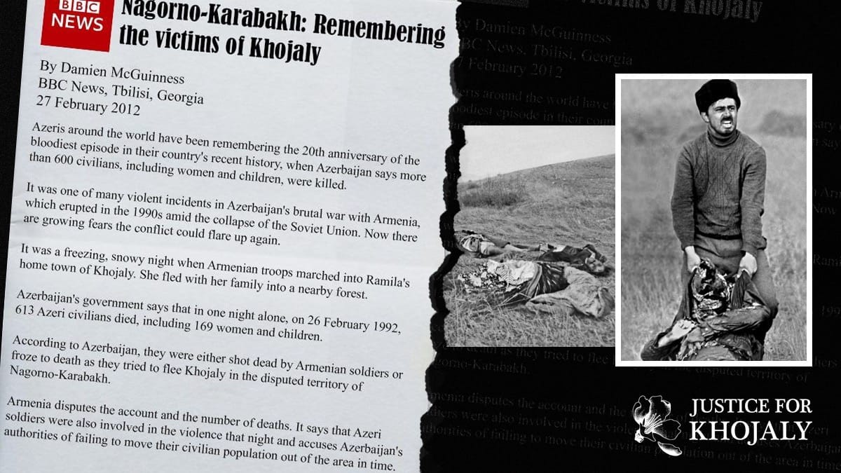 30 years have passed since Armenians commited genocide in Khojaly town of Azerbaijan. 
#Khojaly30

Прошло 30 лет с тех пор, как армяне учинили геноцид в городе Ходжалы Азербайджана. 
#Khojaly30