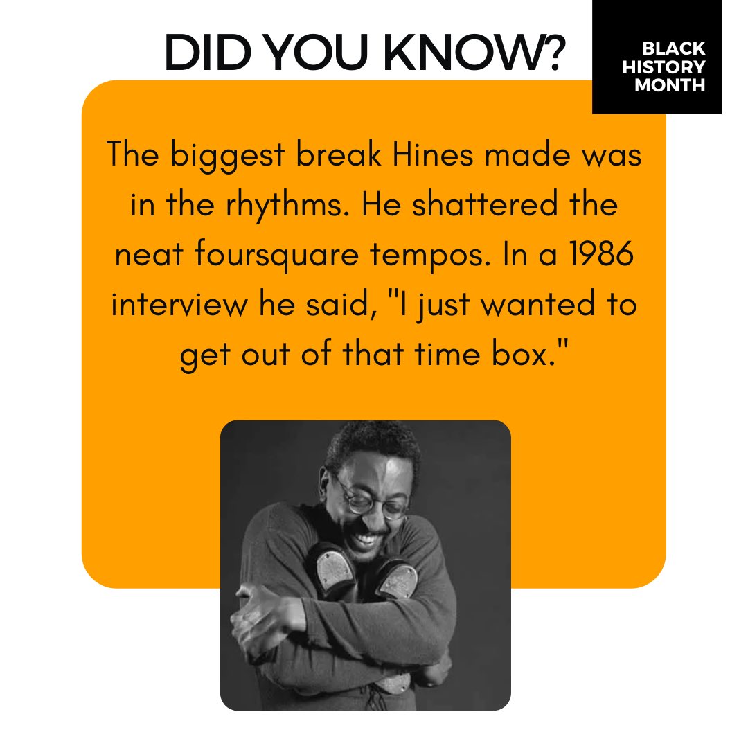 DancelineUSA's tweet photo. Danceline is proud to celebrate Black Dance Artists in honor of Black History Month.

Today, we honor Gregory Hines, a jazz tap dancer, singer, actor, musician, and creator of improvised tap choreography. 

#blackhistorymonth https://t.co/FkZbyB4Vj4