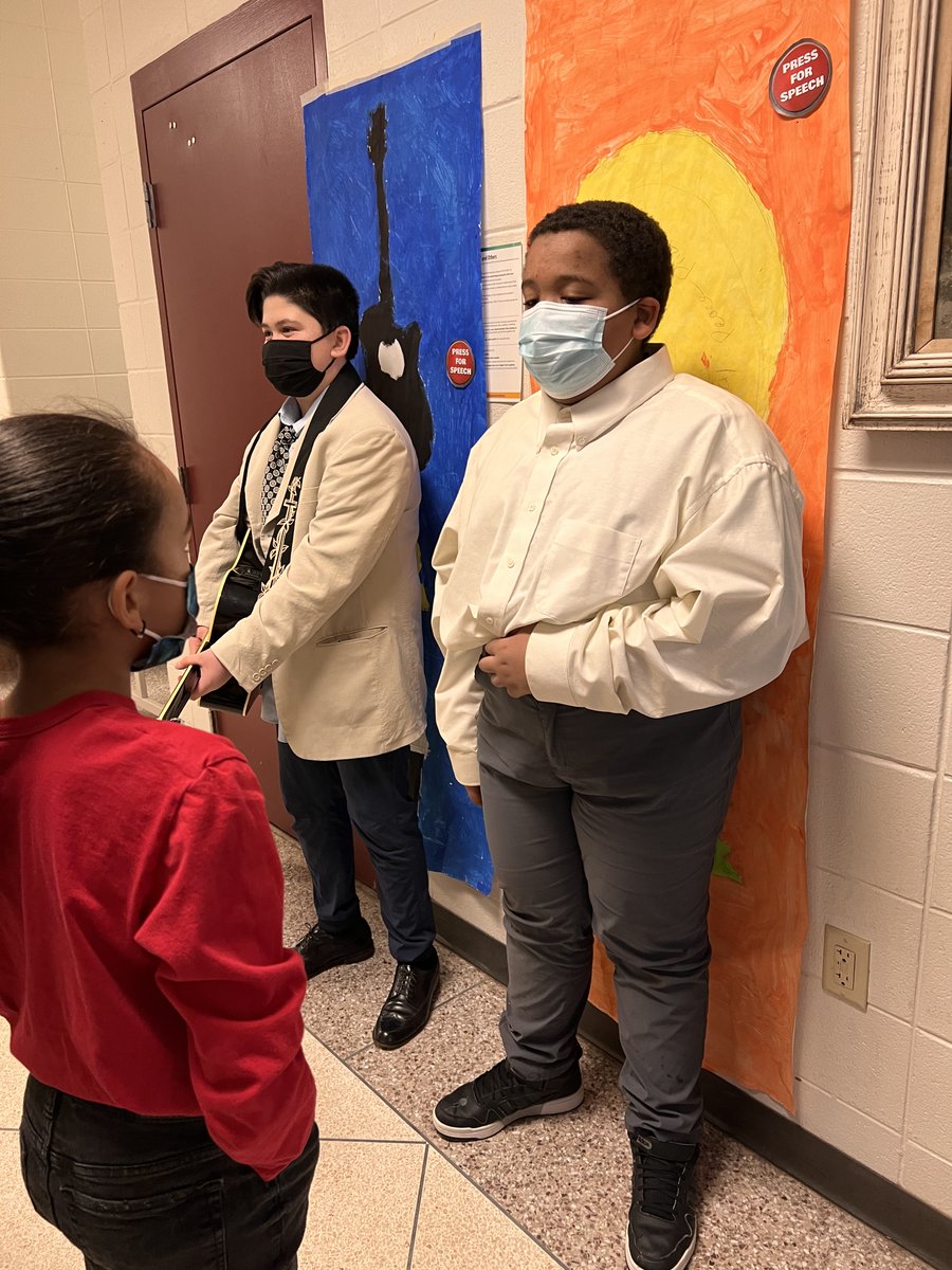 Today our 6th graders put on a Living Museum in honor of Black History Month for the rest of the school to visit. What an amazing experience for our school! #BlackHistoryMonth #montessori #myips