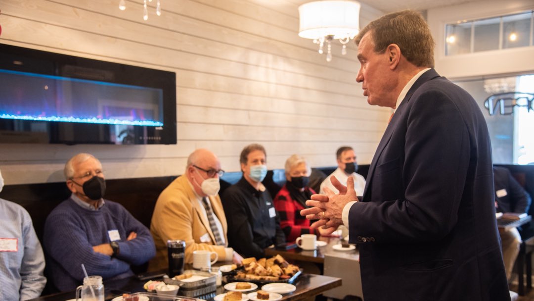 Spent the morning with some community leaders in Gloucester County this morning, discussing our efforts to expand broadband across the Commonwealth and updating them on the situation in Ukraine.