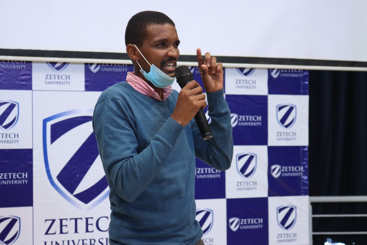 ZetechUni's tweet photo. "If the rhythm of the drumbeat changes, the dance step must adapt."

There was no better way to wrap up the week!

Thank you @ktnnews @ktnhome_ @StandardKenya @KTNNewsKE  for delivering an insightful career talk.

#InventYourFuture https://t.co/IS21P2DETP