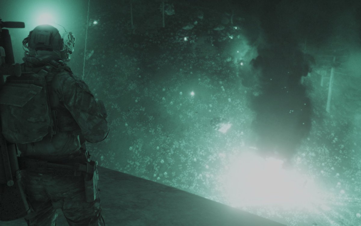 TF_114's tweet photo. Operators conducting offensive actions under the cover of darkness in support of Operation "SUMMIT RESOLVE" somewhere in the tribals of Afghanistan. #Arma3 https://t.co/R1Og27c25F