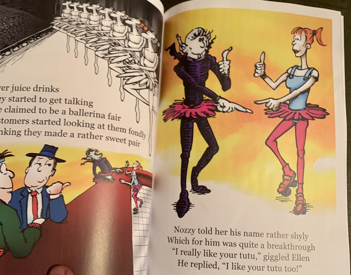 WorldEnoughPod's tweet photo. Shout out to my podcast collaborator @MAW_H whose evocative &amp; charming new children’s book - ‘Nosferatutu the Dancyr’: about a dance-loving vampire in a tutu is now out. He only bloody wrote &amp; fully illustrated this! Any child would love it. Go buy a copy. https://t.co/uuN0DaNSCp https://t.co/9P9XWvL5Gz