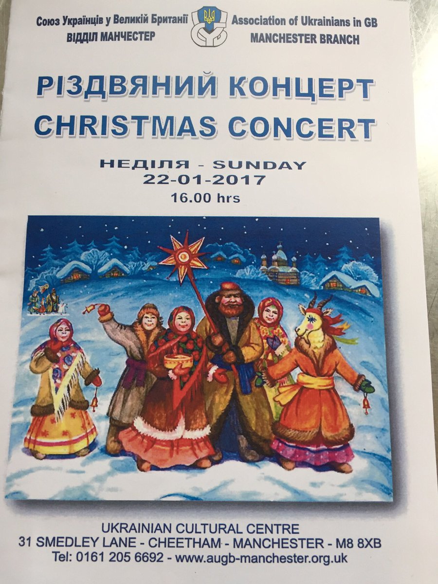edith_conn's tweet photo. It was always a privilege to represent @GMLO_UK at this annual Ukrainian Christmas Concert to enjoy their music, dance and unique culture, thinking of all Ukrainian people in Gt Manchester & around the word πππ https://t.co/LHUkVElFMI