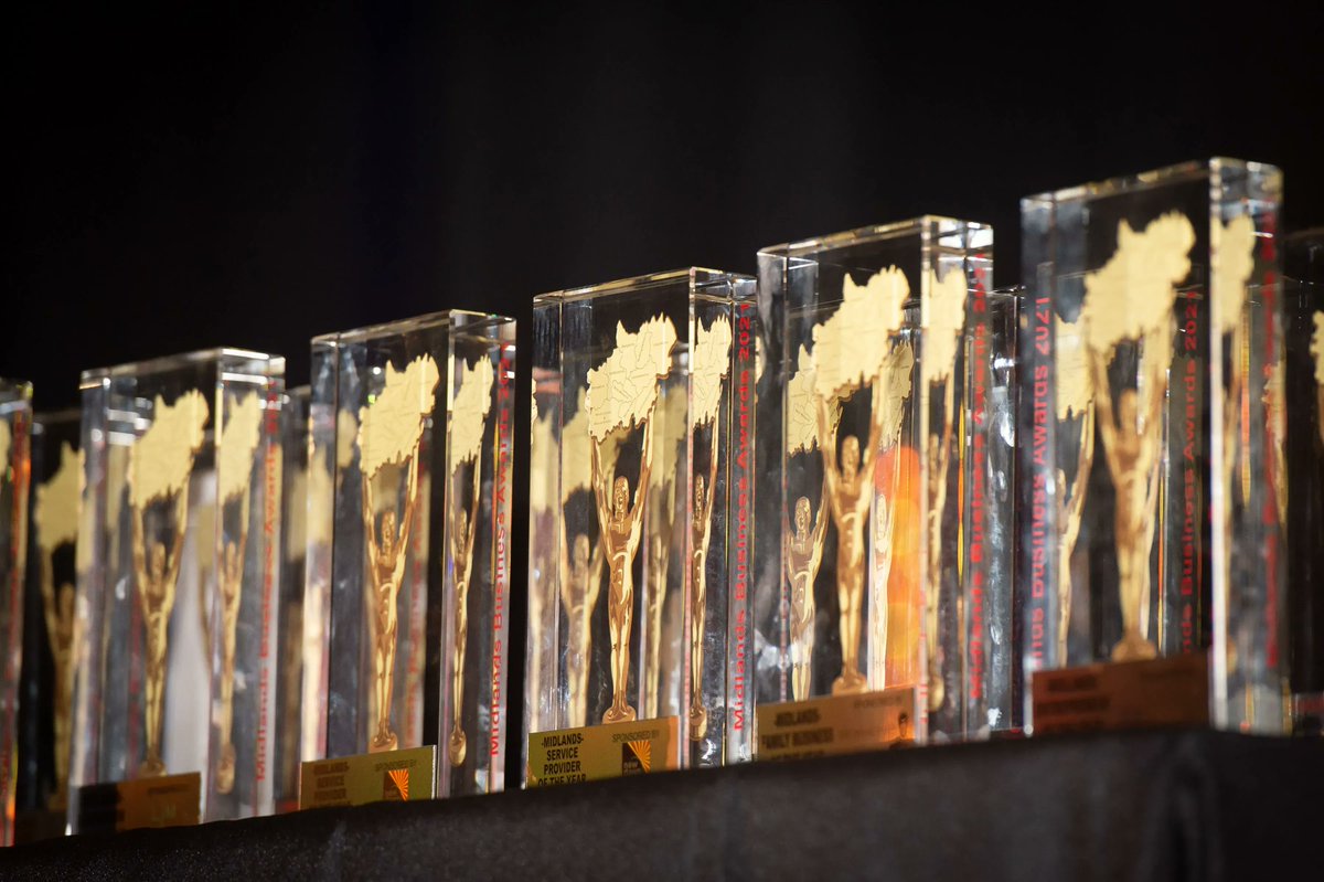 One week until the 2022 Midlands Business Awards - Gala Dinner. We are very much looking forward to hosting our excellent finalist and celebrating with them.