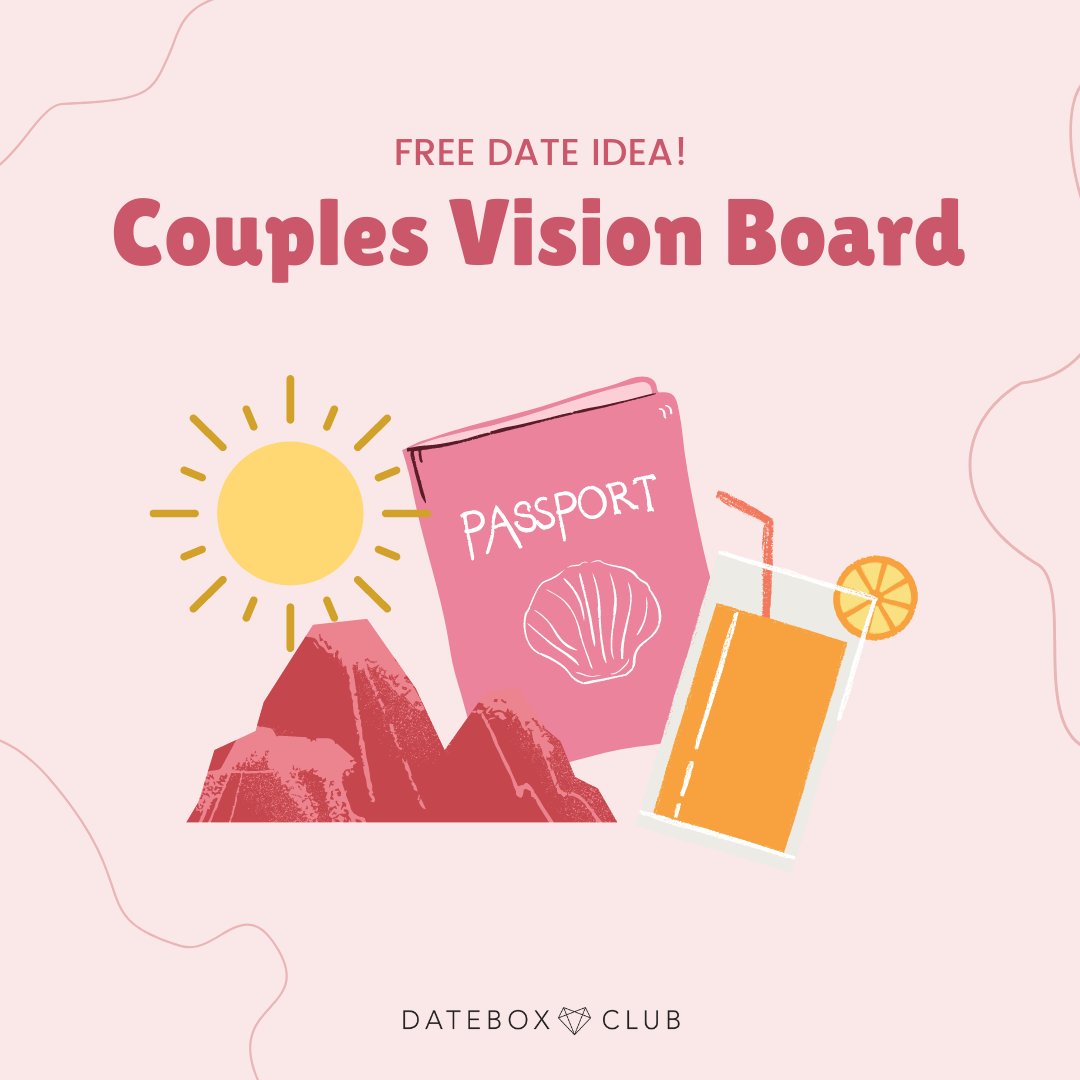 DateBoxClub's tweet image. Free date idea! Create a vision board and manifest your dreams, a vacation or set goals for your relationship! Click the link for instructions and ideas! 

dateboxclub.com/blogs/news/cre…

#DateBoxClub #DateBox #FreeDate