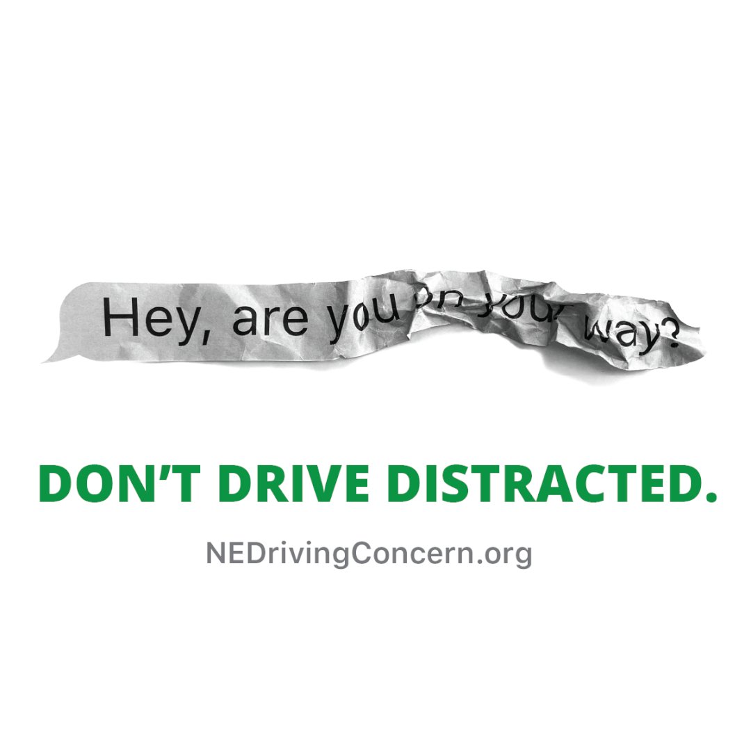 safenebraska's tweet photo. We're all in this together. Do not drive distracted.
#SafeNebraska #LifeIsMoreImportant #PhoneDownEyesUp #BeatDistractedDriving https://t.co/1ew8RKxoks
