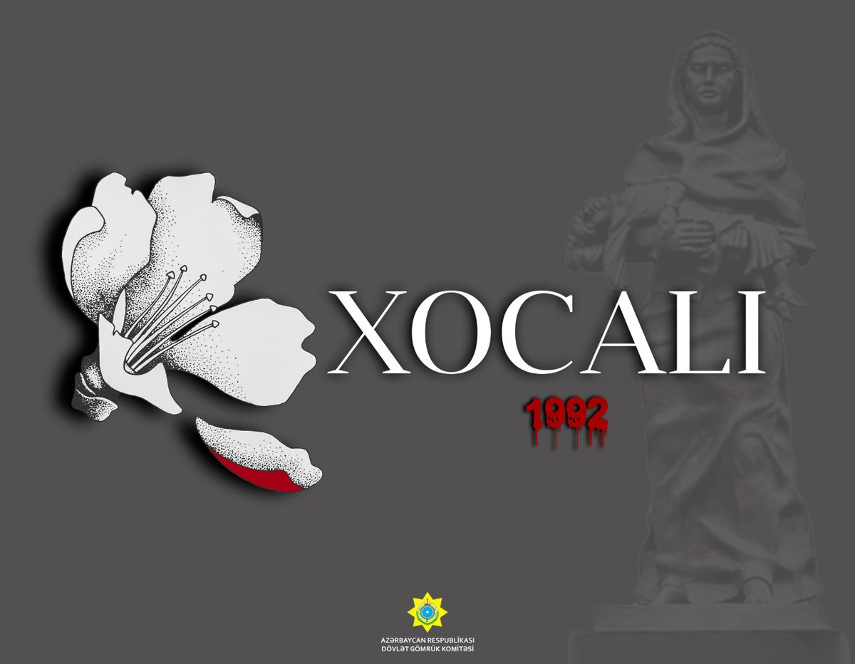 30 il əvvəl XX əsrin ən dəhşətli faciələrindən biri-Xocalı soyqırımı törədilib. Fevralın 25-dən 26-na keçən gecə erməni silahlı dəstələri Xocalıda dinc sakinləri amansızcasına qətlə yetiriblər. Soyqırım qurbanlarını dərin hüznlə anır, ruhları qarşısında baş əyirik!
#Xocalı30