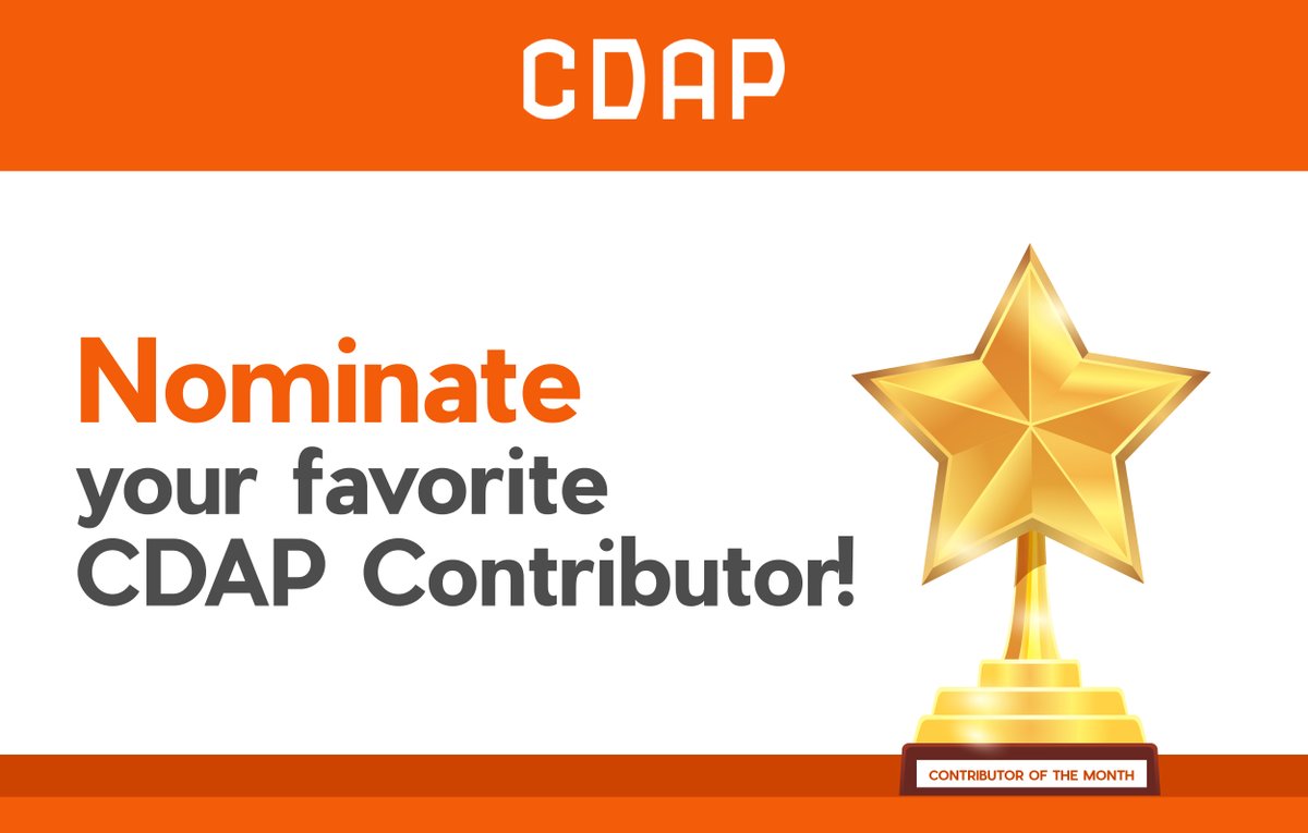 Last chance for nominating your favorite Contributor of the month! If you have someone in mind, please fill in this form: bit.ly/3fGCPrW We will be happy to reward the winner with some amazing swag!