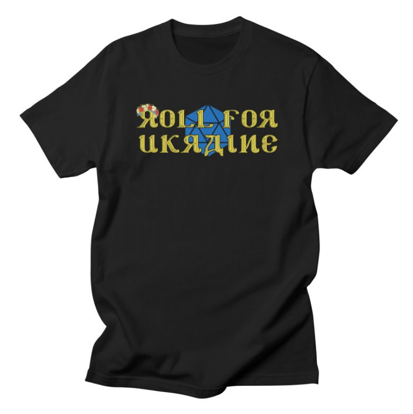 MondoCanePub's tweet photo. In addition, we are also selling Roll For Ukraine shirts in our shop. Every dollar of the proceeds from sales of this will go directly to help Ukrainian families seeking refuge from Ukraine into Poland. #RollForUkraine #StandWithUkraine
https://t.co/3Nu6ylgOkw https://t.co/rklDmPewPP