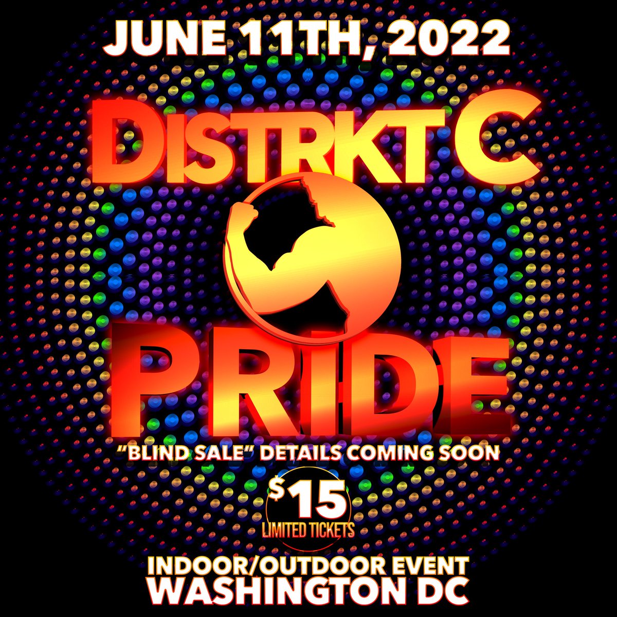 Tickets for pride are selling fast at $15! 
 DistrktC.com
#capitalpride #gaypridedc #Gaypride #distrktc