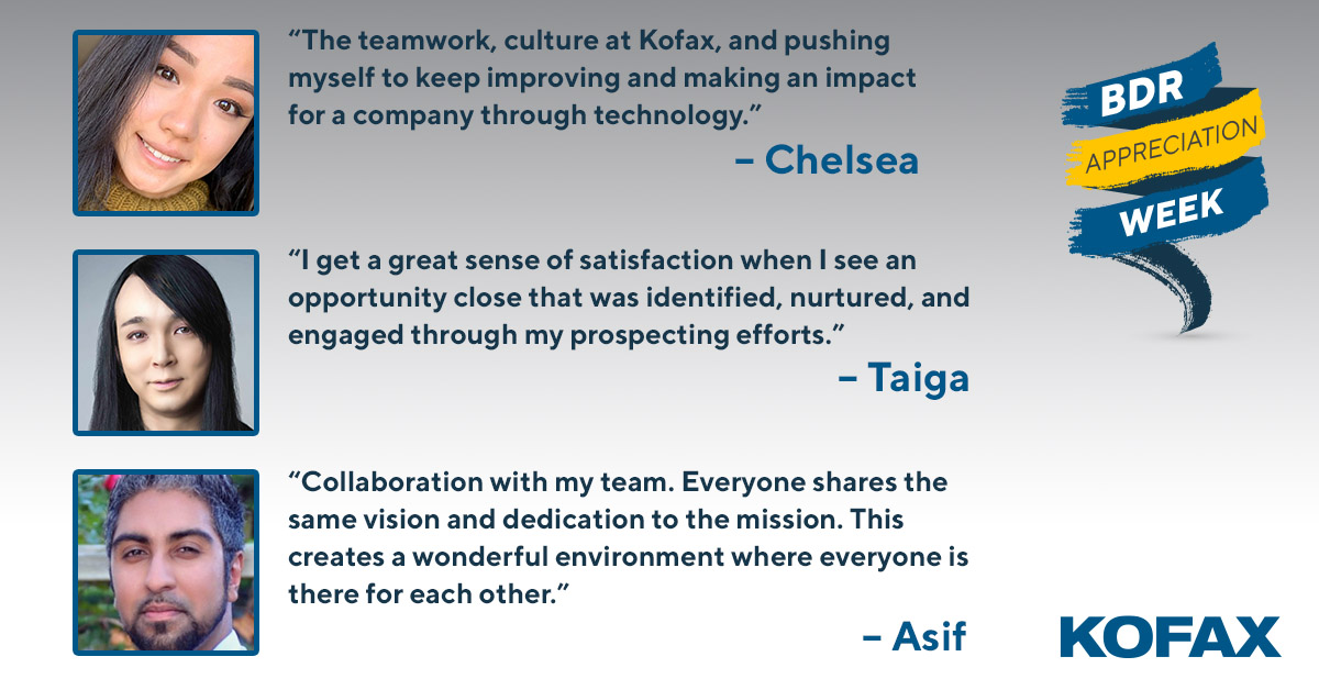 TungstenAI's tweet photo. Connections. Impact. Growth. Meet some more of our BDRs as they share their takes on the most rewarding part of their job. #BDRAppreciationWeek https://t.co/yDSXoGcLtS