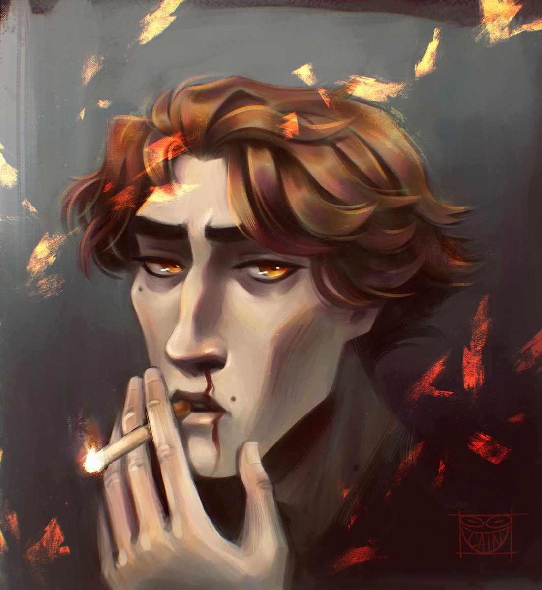 _C4NDYC41N's tweet photo. maybe I've been freaking out, moving quick, burning the wick at both ends #arcane #viktor https://t.co/Kcs3KiI3d7