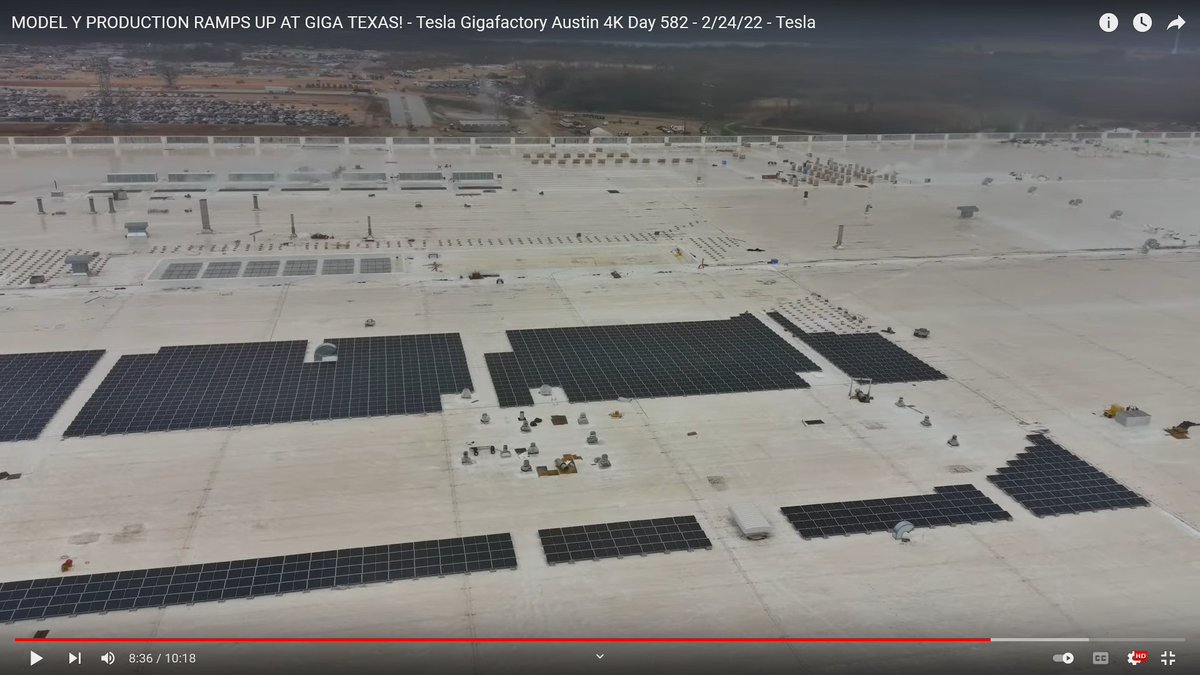 BurchamChris's tweet photo. Is @tesla inverting their wordmark in solar panels on the gigatexas roof? This looks like the E and has the right placement. That would be cool. @peterdog15 @NYKChannel #Tesla  #gigatexas https://t.co/h6LeU3Rj9h